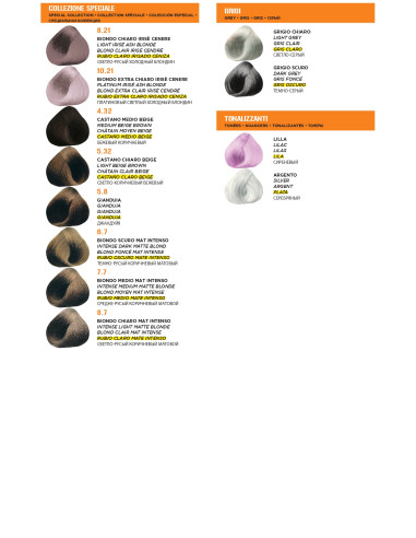 CARTA DE COLOR COMPAGNIA DEL COLORE