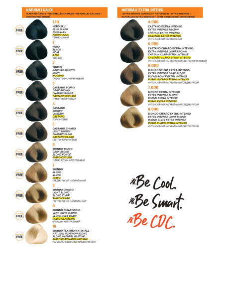 CARTA DE COLOR COMPAGNIA DEL COLORE