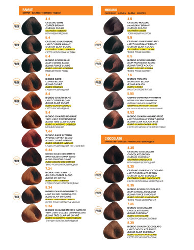 CARTA DE COLOR COMPAGNIA DEL COLORE