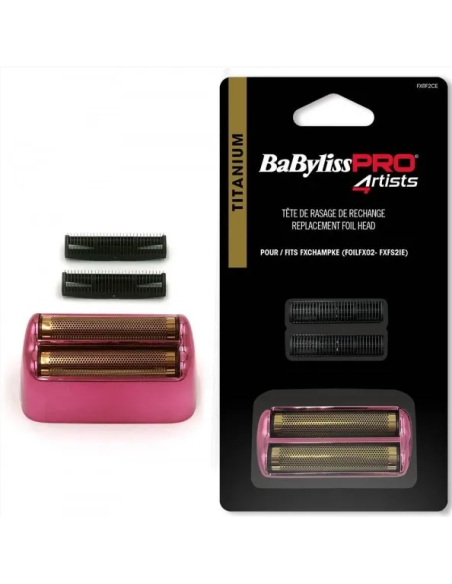 RECAMBIO AFEITADORA 2 CUCHILLAS COLOR ROSA  BABYLISSPRO FXRF2CE