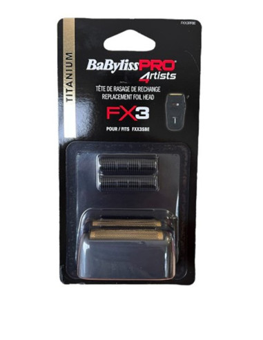 RECAMBIO AFEITADORA FX3  2 CUCHILLAS COLOR NEGRO FXX3RFBE