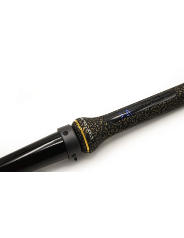 CORIOLISS GLAMOUR WAND RIZADOR GOLD LEOPARD