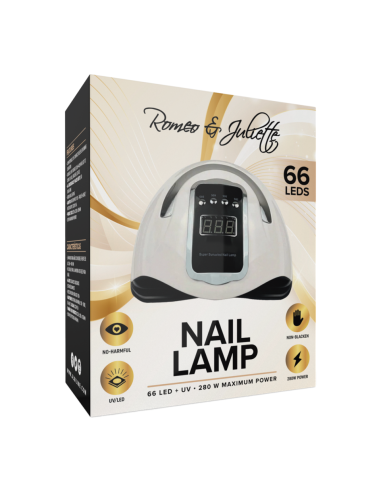 LAMPARA DE UÑAS PROFESIONAL 66 LEDs CON...