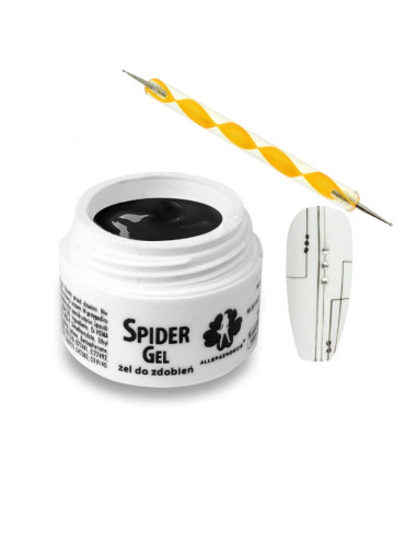 GEL SPIDER NEGRO 3 ML