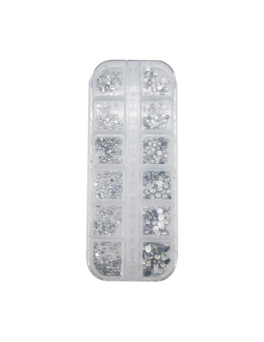 CAJA PIEDRAS SWAROVSKI VARIOS TAMAÑOS