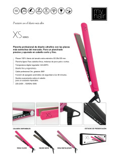 MY HAIR PLANCHA XS ROSA METALIZADO MAGNETIC BOX 2