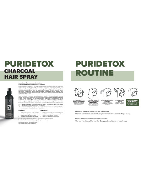 PURI DETOX CHARCOAL SHAMPOO 250ml JF