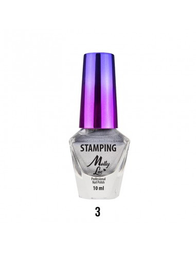 ESMALTE STAMPING PLATA 10ml