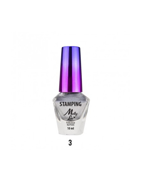 ESMALTE STAMPING PLATA 10ml