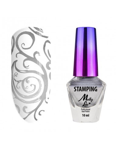 ESMALTE STAMPING PLATA 10ml