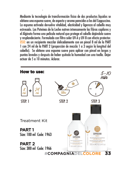 CAPUCCINO CHAMPU 250 ml