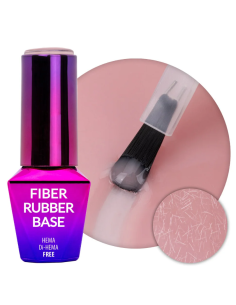 FIBER RUBBER BASE SMOKY PINK 10ML