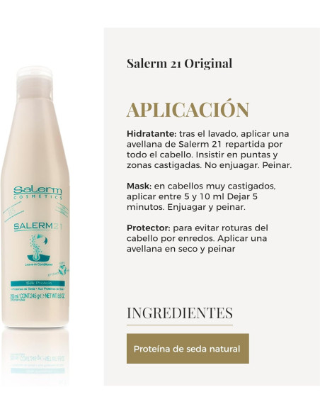 SALERM 21 PROTENIAS DE SEDA 250 ML