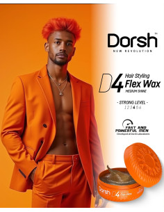 HAIR STYLING FLEX WAX D4 150 ML DORSH 24004 2