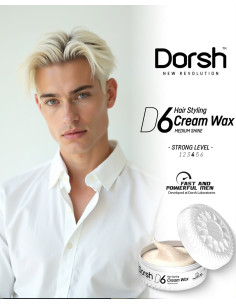 HAIR STYLING CREAM WAX D6 150 ML DORSH 24006 2