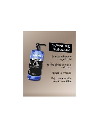 SHAVING GEL BLUE OCEAN S10 1000 ML DORSH 24061