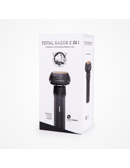 TOTAL RAZOR MAQUINA DE AFEITADO INALAMBRICA 2 EN 1 ref. ZZMAQ401570