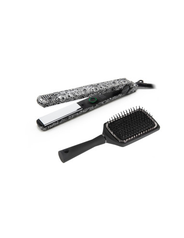 C-STYLE SILVER PAISLEY SOFT TOUCH + PADDLE