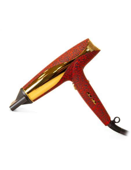 CORIOLISS KIT PLANCHA C5 RED LEOPARD + SECADOR WIND