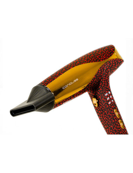 CORIOLISS KIT PLANCHA C5 RED LEOPARD + SECADOR WIND