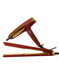 CORIOLISS KIT PLANCHA C5 RED LEOPARD + SECADOR WIND