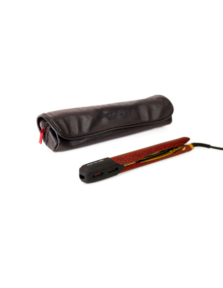 CORIOLISS KIT PLANCHA C5 RED LEOPARD + SECADOR WIND