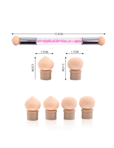 PINCEL ESPONJA DEGRADAR ROSA 2