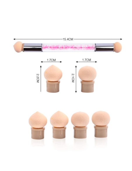 PINCEL ESPONJA DEGRADAR ROSA