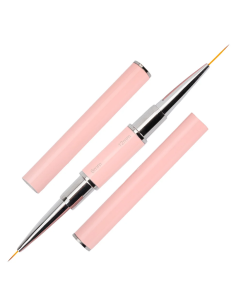 PINCEL NAIL ART 6 Y 12 MM ROSA