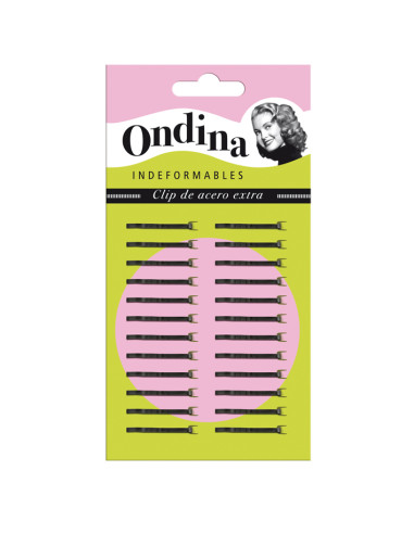 CARTON 24 MINICLIPS 2.5CM. NEGROS  02879/50